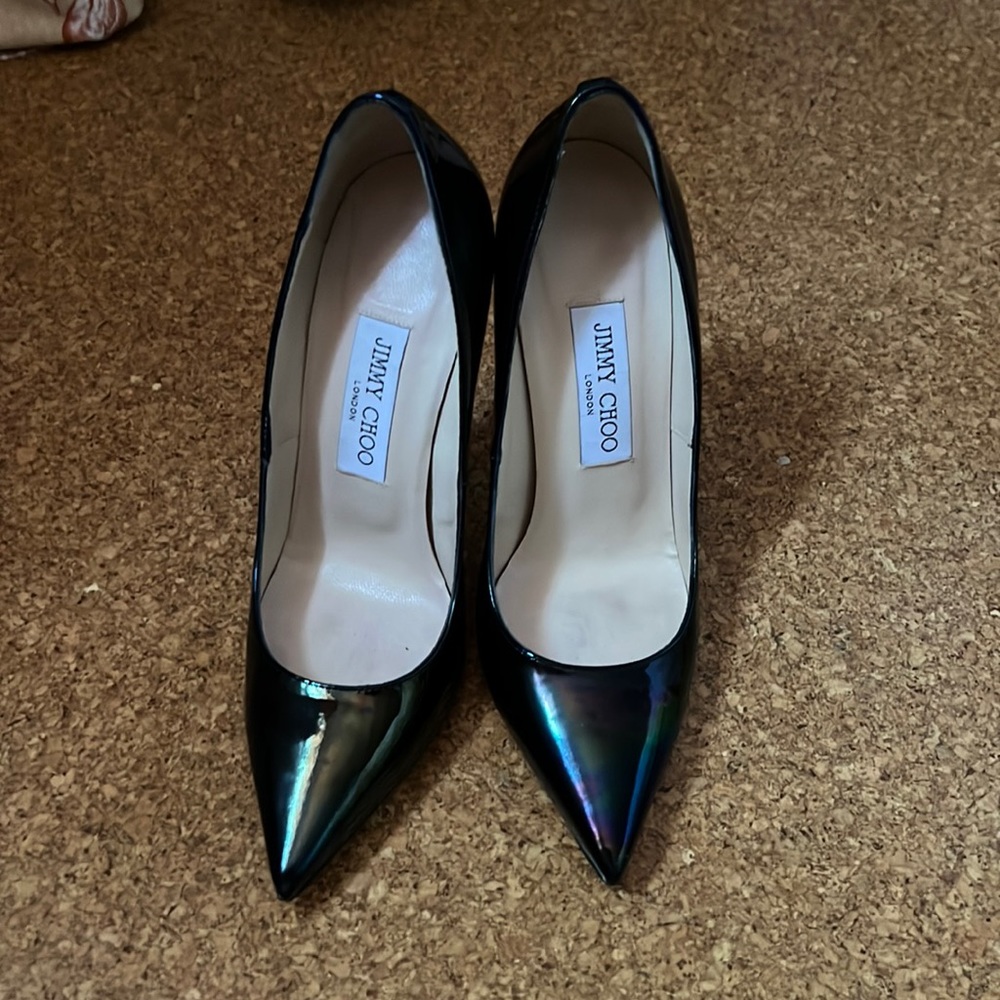 Jimmy Choo Chameleon Black Pumps